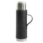 Leatherette 23 oz Thermal Bottle w/Lid & PU Handle 131005.01