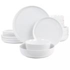 16PC DOUBLE BOWL SET WHITE 131058.16