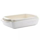 2PC 3.5 & 2.5QT BAKEWARE SET WHT 136637.02R