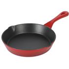 8IN CAST IRON SKILLET GRADIENT RED-BLACK 137369.01
