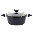 4.2QT DUTCH OVEN W/GLASS LID BLUE 139143.02