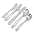 20PC FLATWARE SET SILVER STAINLESS STEELE 141525.2