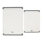 2PC CUTTING BOARD WHITE/GREY 141088.02