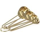 4PC MEASURING SPOONS GOLD STAINLESS STEELE 142608.04