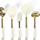 MARTHA STEWART 5PC KITCHEN TOOL SET LINEN-GOLD 142609.05