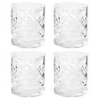 4PC 13OZ DOF GLASS SET DIAMOND 142172.04