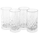 4PC 16 OZ DOF GLASS SET DIAMOND 142175.04