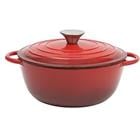 2.65QT DUTCH OVEN W/LID RED-ROUND 143802.02