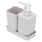 BATH SET GREY 3PC BA35491