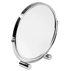 Home Basics Silver Round Cosmetic Mirror CM41005