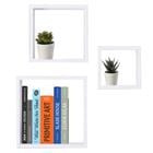 FLOATING WALL CUBE WHITE 3PC FS39096