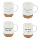 MUG W/CORK BOTTOM 15OZ MS37670