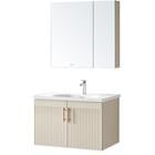 BATHROOM CABINET OATMEAL COMPLET HDFL0303-8156C