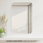 MIRROR W/ STRAIGHT EDGES ROUNDED P1555-0076