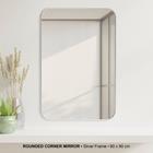 MIRROR W/ STRAIGHT EDGES ROUNDED P1555-0077