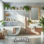BATH MAT GREY ANT-BATH-45X75