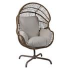 BRAIDED RATTAN SWIVEL CHAIR BH173-0001