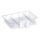 DISH RACK WITH METAL BASE WHITE K4685