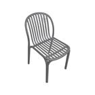 PLASTIC CHAIR GREY P2184-0040