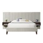 QUEEN BED LIGHT GRAY P1775-0028