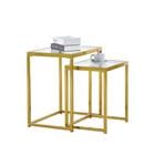 SIDE TABLE 2PC GOLD P2077-0062