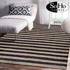 AREA RUGS JUTE BLACK RMSTP120X170BK