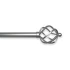 CURTAIN ROD 86-120" SILVER SH-510355