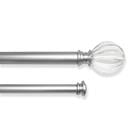 CURTAIN ROD 36-72" SILVER SH-510393