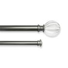 CURTAIN ROD 36-72" GRAY SH-510430