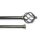 CURTAIN ROD 72-144" GRAY SH-510584
