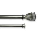 CURTAIN ROD 72-144" GRAY SH-510508