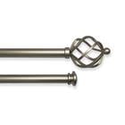 CURTAIN ROD 72-144" GRAY SH-510607