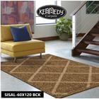 RUNNER MAT ASSORTED SISAL60X120BCK