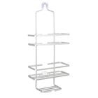 SHOWER CADDY ALUMINUM WHITE 24506-WHT-ALU