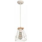 HANGING LAMP SHINY WHT E27 40W 21329-1