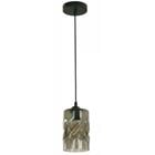 HANGING LAMP MATT BLK FIN. 1LT 24174-2