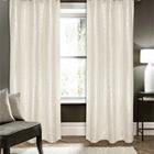 90" ASPEN METALLIC BLACKOUT BEIGE CURTAIN PNA38005