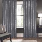 ASPEN METALLIC BLACKOUT 90"CHARCOAL CURTAIN PNA38017