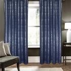 ASPEN METALLIC BLACKOUT 90" NAVY CURTAIN PNA38056
