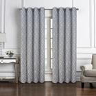 BROOKFIELD JACQUARD GROMMET 90"SILVER CURTAIN PNB59684