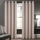 BARRON BLACKOUT GROMMET 90" BEIGE CURTAIN PNB61005