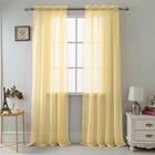 CELINE SHEER 90" GOLD CURTAIN PNC04331