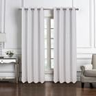 CONNOR JACQUARD GROMMET 84" SILVER CURTAIN PNC59984