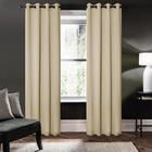 RILEY BLACKOUT GROMMET 95" BEIGE CURTAIN PNR52205