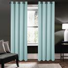 RILEY BLACKOUT GROMMET 95" BLUE CURTAIN PNR52208