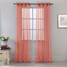 CARA CURTAIN PANEL 90" CORAL PNC47224