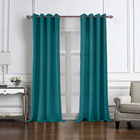 COLE TEXTURED CURTAIN 95" TEAL PNC69091