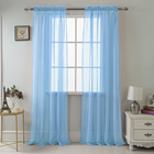 CELINE SHEER CURTAIN 90 NEONBLUE PNC04357