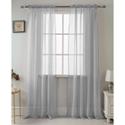CELINE SHEER CURTAIN 90" SILVER PNC04384