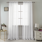 CELINE SHEER CURTAIN 90" BEIGE PNC04305